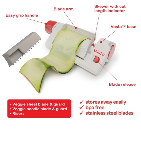 Vasta veggie & fruit sheet slicer - Picture 4 of 6